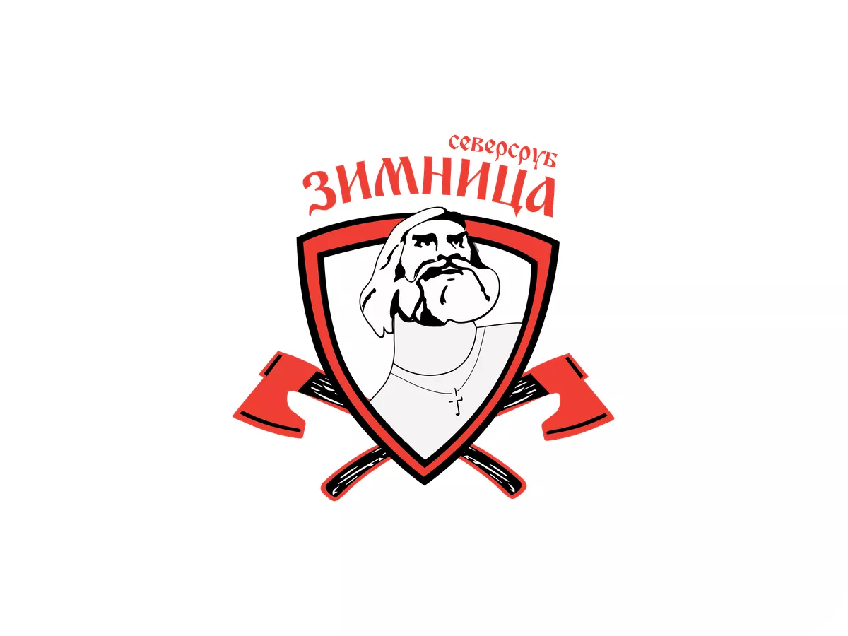 Логотип плотницкой артели Зимница